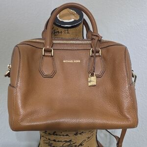 Michael Kors Tan Leather Satchel
